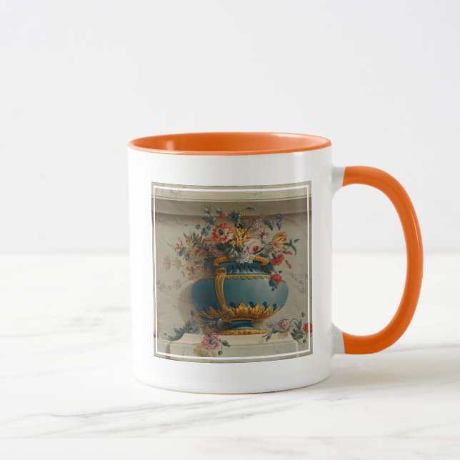 Taza Florero de flores en un lugar (Derecha)