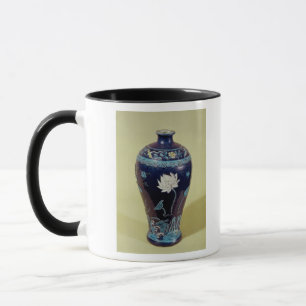 Taza Florero de Ming con la decoración tricolor