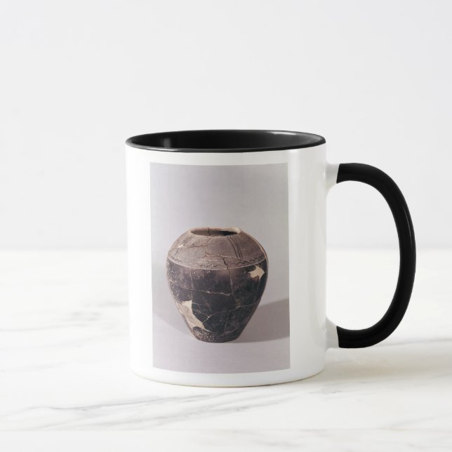 Taza Florero del enlucido cerámico adornado con las (Derecha)