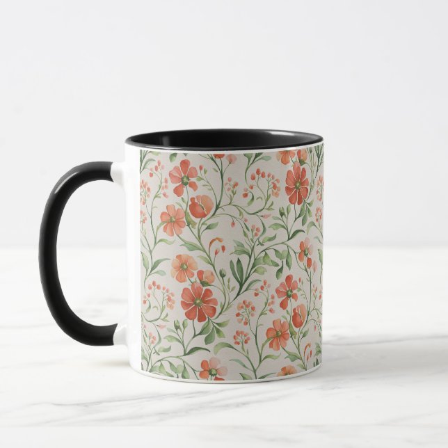 Taza Flores 3 (Izquierda)