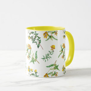 Taza Flores amarillas