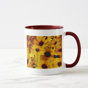 Taza Flores amarillas