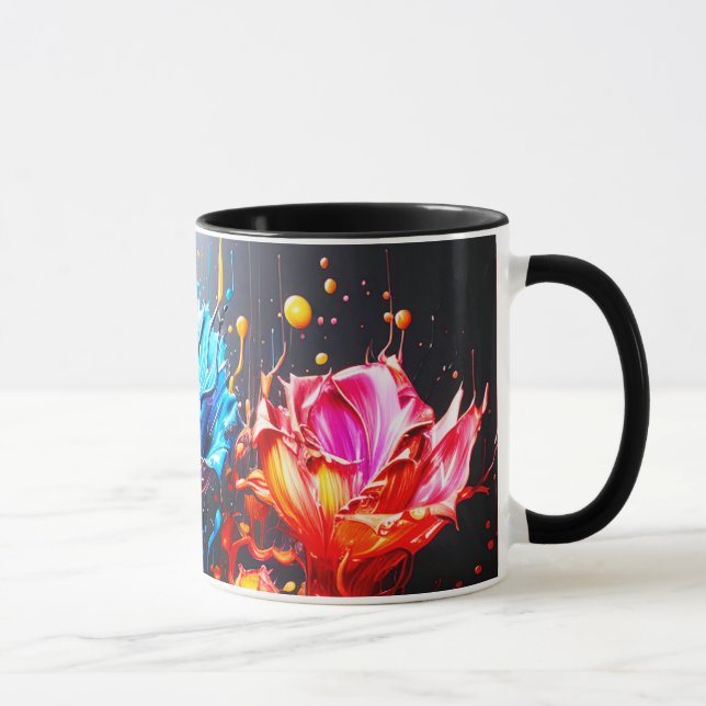 Taza Flores Artsy (Derecha)