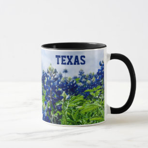 Taza Flores azules de Bluebonnets Texas Texan Floral