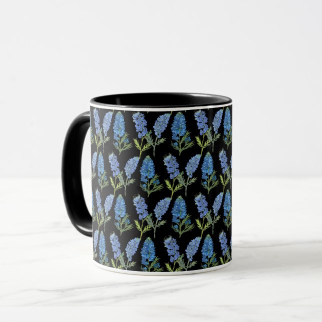 Taza Flores azules de Bluebonnets Texas Texan Floral (Anverso izquierdo)