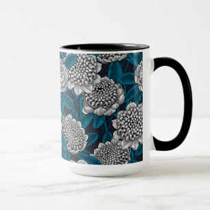 Taza Flores blancas de waratah