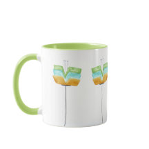 Flores blancas modernas