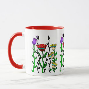 Taza Flores coloridas