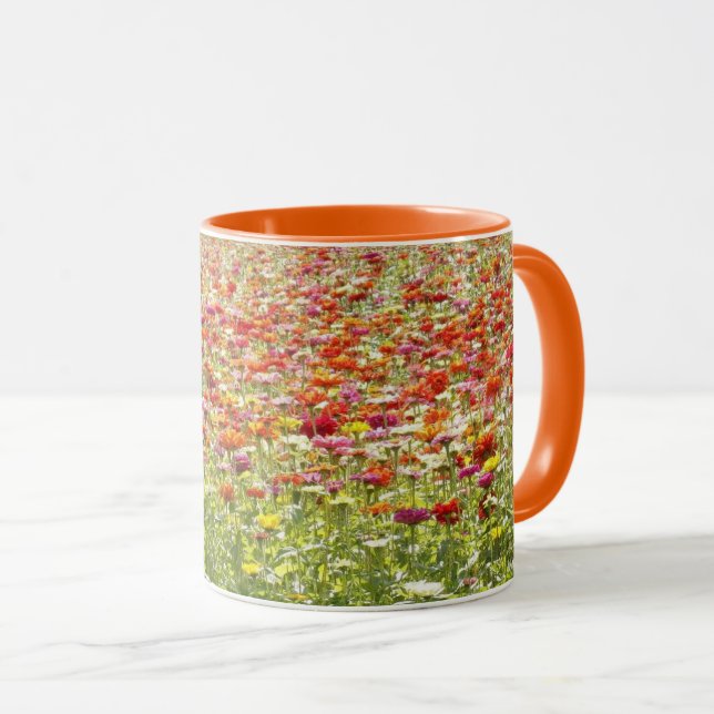 Taza Flores Coloridas de Primavera (Anverso derecho)