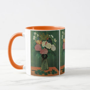 Taza Flores con Hiedra de Henri Rousseau, Floral Vintag
