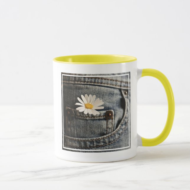 Taza Flores | Daisy en Jeans Pocket (Derecha)