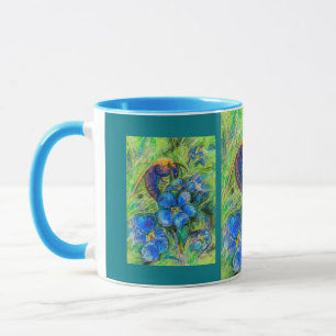 Taza Flores de abeja y olvidadiza