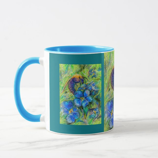 Taza Flores de abeja y olvidadiza (Izquierda)