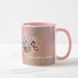 Taza Flores de albaricoque japonesas