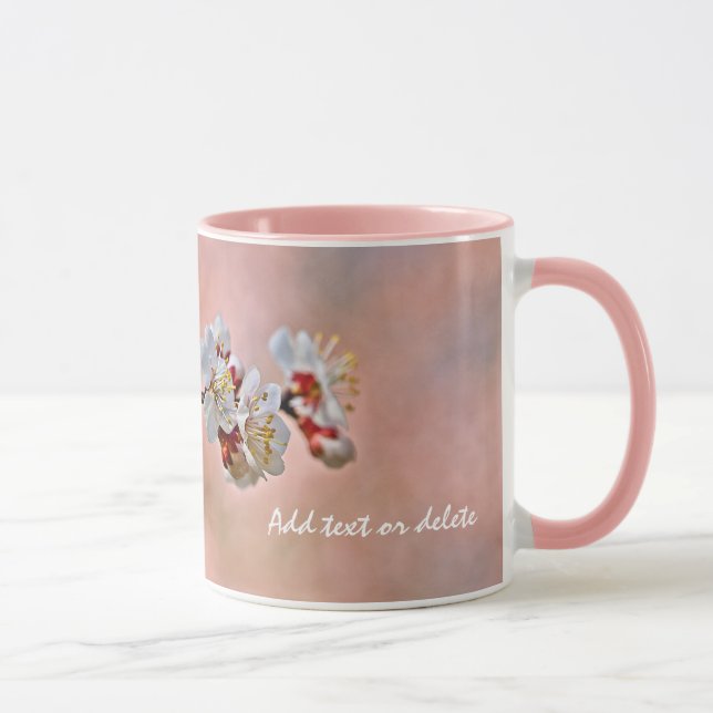 Taza Flores de albaricoque japonesas (Derecha)