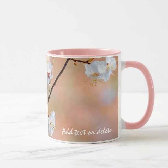 Taza Flores de albaricoquí japonesas (Derecha)