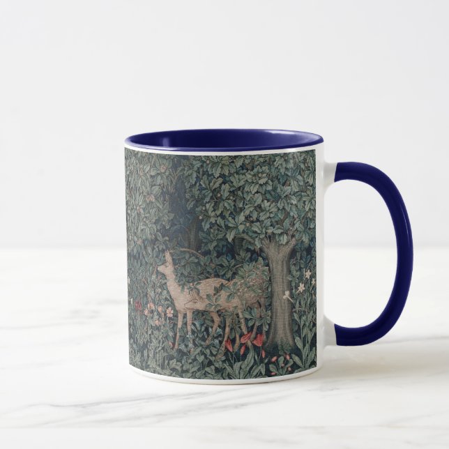 Taza Flores de animales de la vegetación del bosque Wil (Derecha)