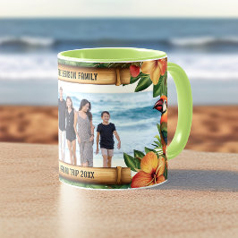Taza Flores de aves tropicales de Hawái café fotográfic