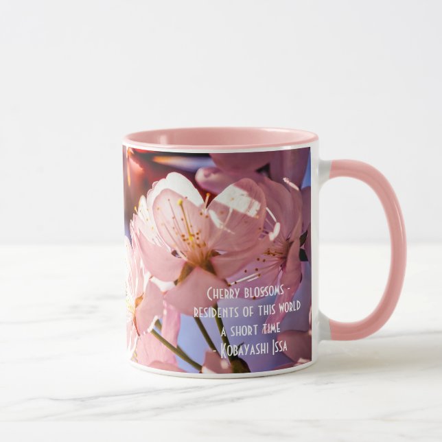 Taza Flores de Cerezo en un Día Soleado (Derecha)