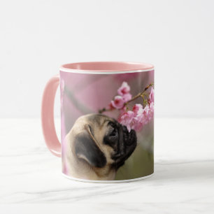 Taza Flores de cerezo que huelen
