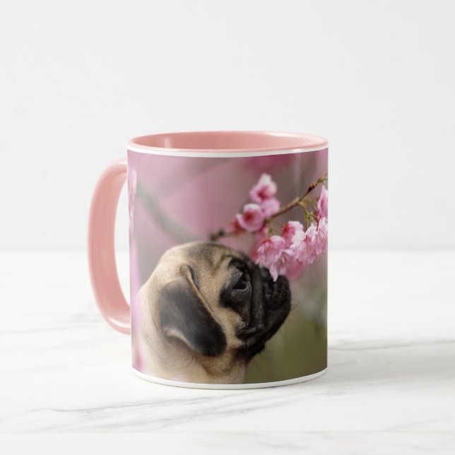 Taza Flores de cerezo que huelen (Anverso izquierdo)