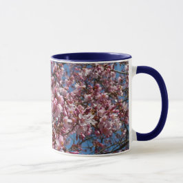 Taza Flores de cerezo y flor de Blue Sky Spring