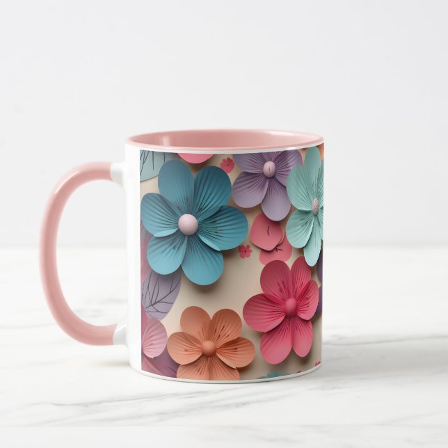 Taza Flores de colores (Izquierda)