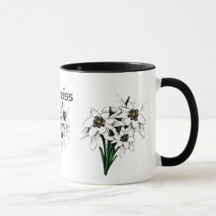 Taza Flores de Edelweiss