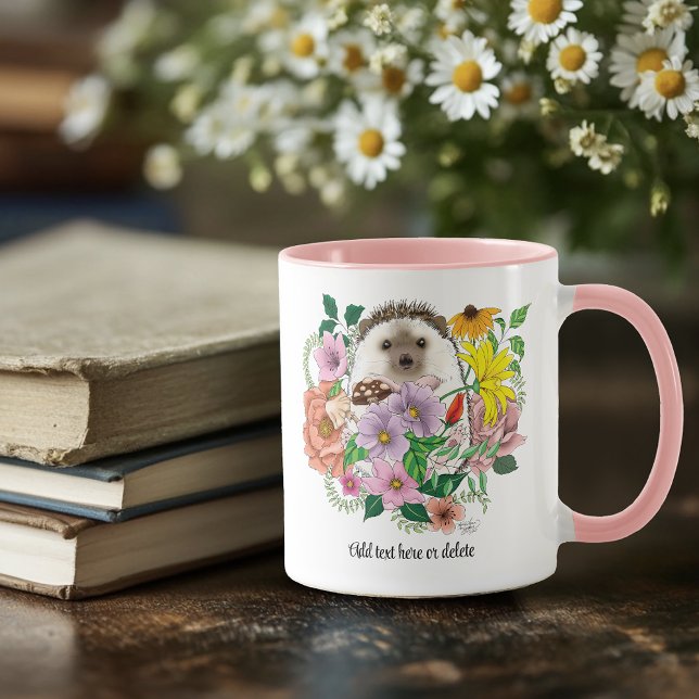 Taza Flores de edgehog (Subido por el creador)