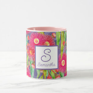 Taza Flores de eucalipto de primavera personalizadas de
