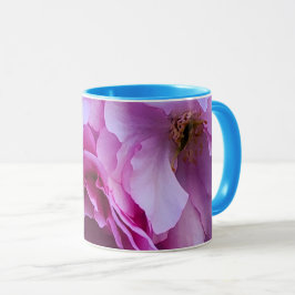 Taza Flores de flores de cerezo rosa