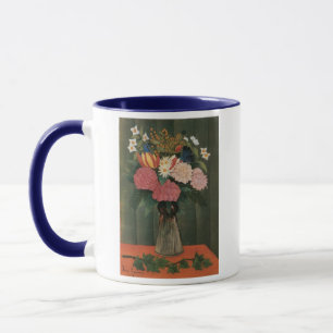 Taza Flores de Henri Rousseau en una vara (1909)