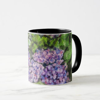 Taza Flores de Hortensia 