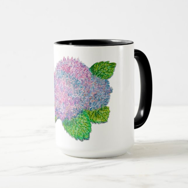 Taza Flores de Hortensia (Anverso derecho)