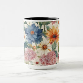 Taza Flores de jardín de verano en una tienda asombrosa