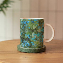 Taza Flores de Little Blue Brunnera Floral