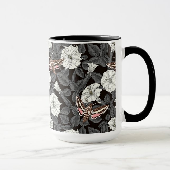 Taza Flores de luna y poliéster 2 (Derecha)