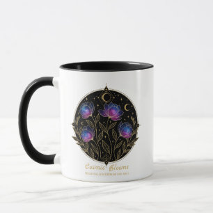 Taza Flores de Mandala Floral Celestial – Bloom Cósmico