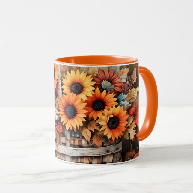 Taza Flores de otoño (Anverso derecho)