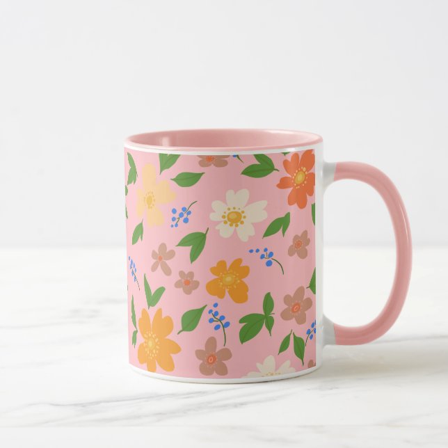 Taza Flores de primavera (Derecha)