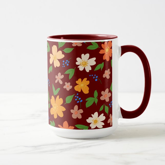 Taza Flores de primavera (Derecha)