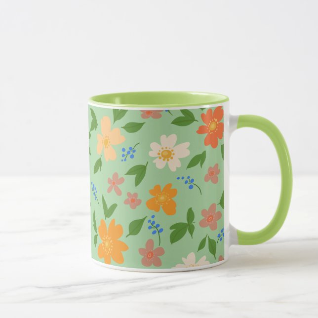 Taza Flores de primavera (Derecha)