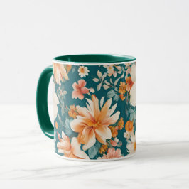 Taza Flores Delicadas Increíbles