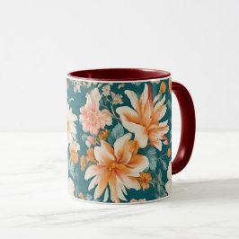 Taza Flores Delicadas Increíbles