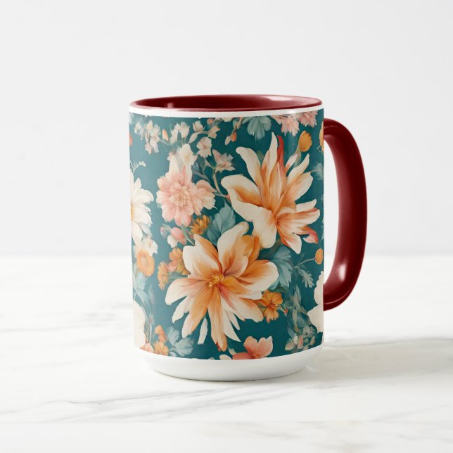 Taza Flores Delicadas Increíbles (Anverso derecho)