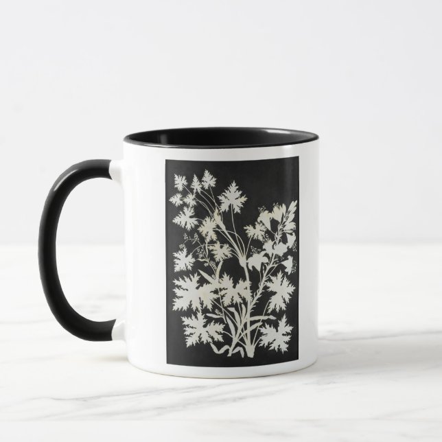 Taza Flores en silueta (Izquierda)
