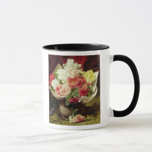 Taza Flores en un florero