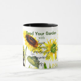 Taza Flores gigantes Guión Palabras Velas del Pilar