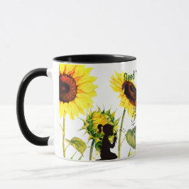 Taza Flores gigantes Guión Palabras Velas del Pilar