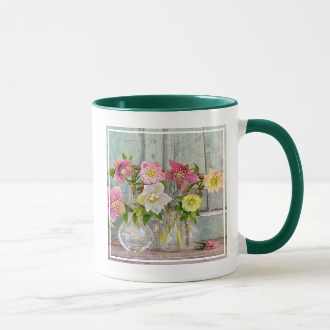 Taza Flores | Hellebores en vasos (Derecha)